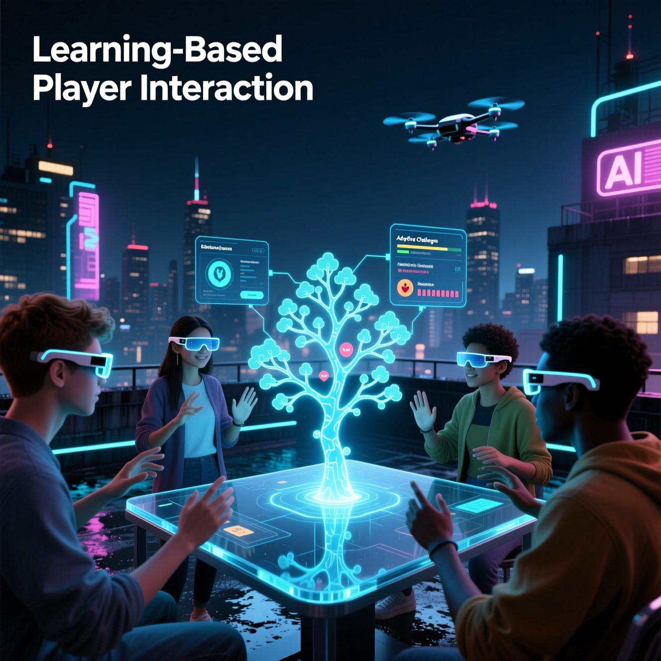 Learning based player interaction