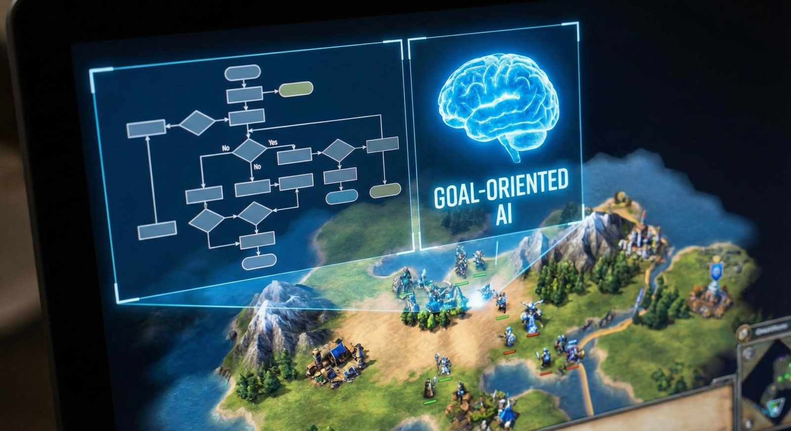 Goal-oriented AI in games