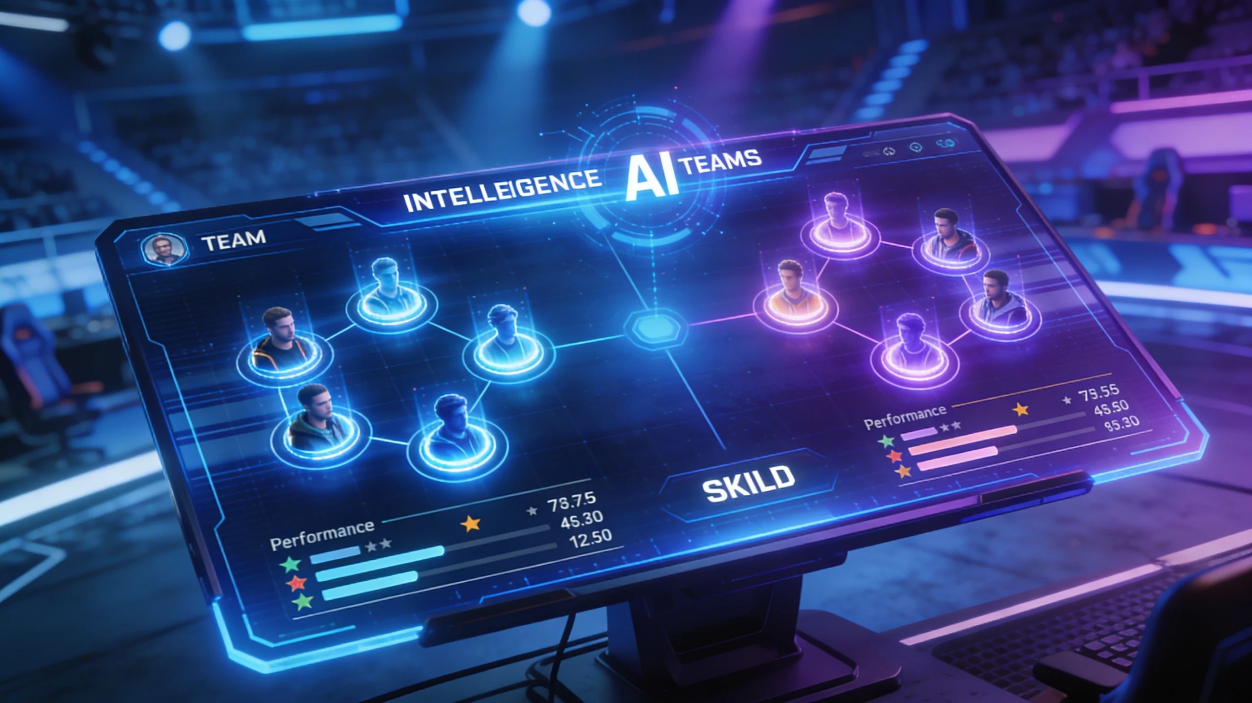 AI based team balancing