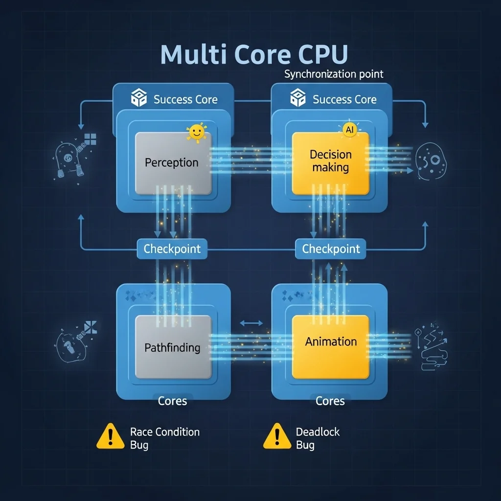 Scalable AI Systems for large Games